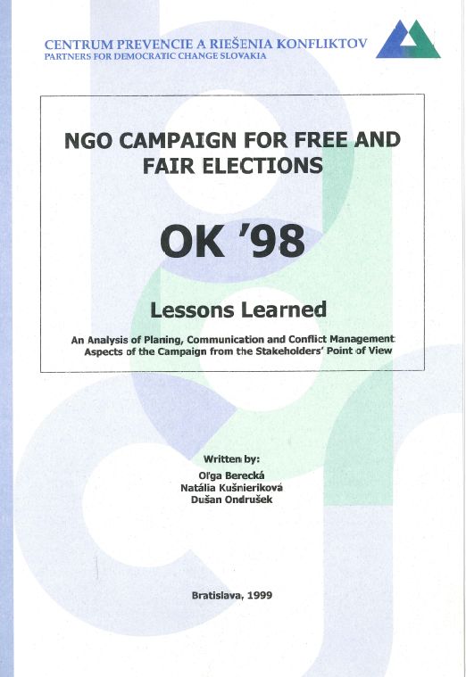 NGO Campaign for free and fair elections OK ’98